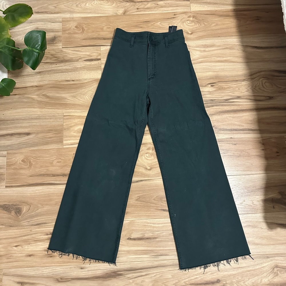 Zara marine jeans size 4 (dark green)